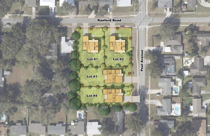 Raeford Avenue and Peel Avenue development site